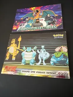 Mewtwo Strikes Back Pokemon Topps Round One Equals Defeat No.26 Holo Foil 1st ED - Image 2