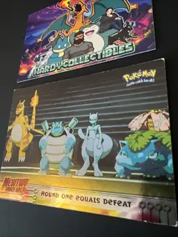 Mewtwo Strikes Back Pokemon Topps Round One Equals Defeat No.26 Holo Foil 1st ED - Image 3