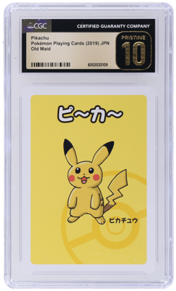 2019 Pokemon Old Maid Japanese Pikachu # CGC PRI - Image 1