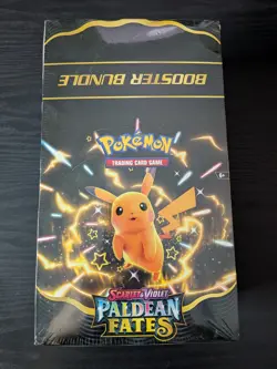 Pokemon TCG Scarlet & Violet Paldean Fates Booster Bundle Display Factory Sealed - Image 1