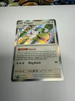 Pokemon - Pelipper - 204/091 - SV: Paldean Fates - Holo - Shiny Rare NM - Image 2