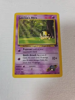 Pokemon Sabrina's Gengar Abra Kadabra 29/132 Gym Challenge TCG Rare 2000 WOTC NM - Image 2