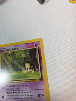 Pokemon Sabrina's Gengar Abra Kadabra 29/132 Gym Challenge TCG Rare 2000 WOTC NM - Image 5
