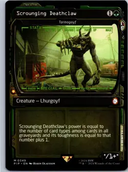Scrounging Deathclaw - Tarmogoyf (Showcase) - Universes Beyond: Fallout - M 349 - Image 1