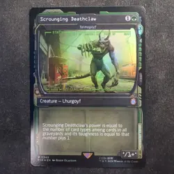 Scrounging Deathclaw (Tarmogoyf) - Foil Showcase - UB Fallout (MTG) - Image 1