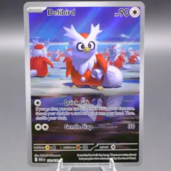 Delibird - 152/132 Illustration Rare ME01: Mega Evolution Pokemon TCG NM - Image 1
