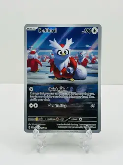 🔥Pokemon TCG-Delibird-152/132-Me01: Mega Evolution-Illustration-Holo-M/NM!🔥 - Image 1