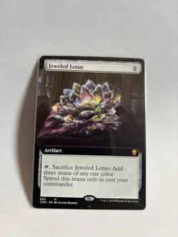 Jeweled Lotus Commander Masters extended art Card Near Mint Condition - Image 2