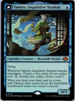Magic The Gathering Foil Tamiyo, Inquisitive Student Modern Horizons 3 MTG - Image 1