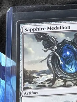 MTG Sapphire Medallion Modern Horizons 3 RARE 0296 NM/Mint - Image 2
