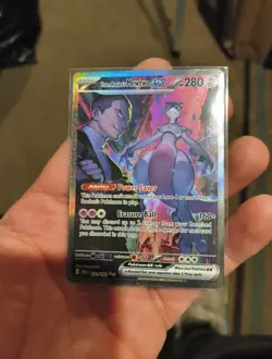 Pokemon TCG Team Rockets Mewtwo EX 231/182 Special Illustration Destined Rivals - Image 2
