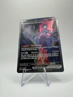 Pokemon TCG Team Rockets Mewtwo EX Special Illustration Destined Rivals Holo NM - Image 3