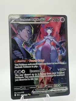 Pokemon TCG Team Rockets Mewtwo EX Special Illustration Destined Rivals Holo NM - Image 5
