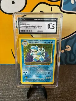 Pokemon TCG Blastoise Holo Card 003/034 TCG Classic English CGC 9.5 Mint+ - Image 1