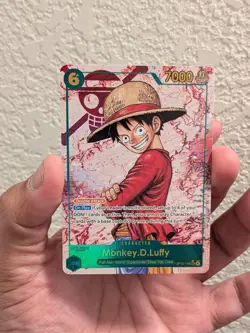 Monkey D. Luffy OP13-118 SEC Alt Art One Piece Carrying On His Will English Foil - Image 1