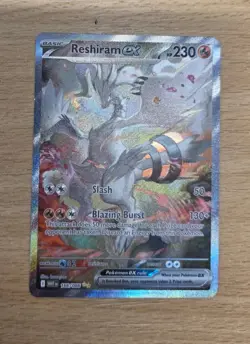 Reshiram EX 166/086 English SIR White Flare MINT Pack Fresh Pokemon TCG Card - Image 1