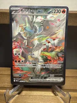Pokemon TCG Reshiram EX 166/086 White Flare Holo Card NM Condition - Image 1
