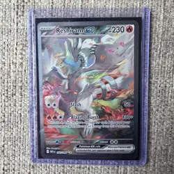 Reshiram EX 166/086 English SIR White Flare MINT Pack Fresh Pokemon TCG Card - Image 1