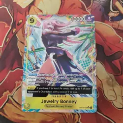 1x Jewelry Bonney Alt Art OP13-108 Carrying On His Will One Piece TCG! NM - Image 1