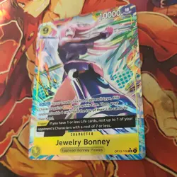 1x Jewelry Bonney Alt Art OP13-108 Carrying On His Will One Piece TCG! NM - Image 3
