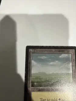 Magic The Gathering Beta Single Card Basic Land Plains (A) [Heavily Played] - Image 3