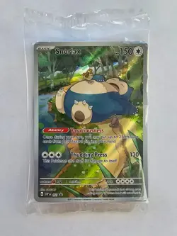Snorlax 051 Sv: Scarlet & Violet Promo Cards Holo SEALED - Image 1