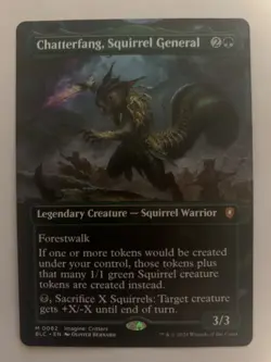 Chatterfang, Squirrel General (Borderless) Commander: Bloomburrow Regular - Image 1