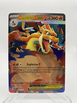Pokemon Mega Charizard Y Ex Mega Evolutions- Ascended Heros 022/217 NM - Image 1