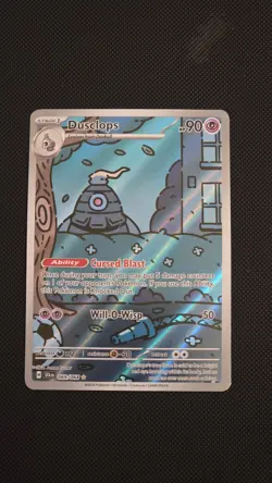 Pokemon TCG Dusclops 069/064 Shrouded Fable Illustration Rare Full Art Card NM - Image 1