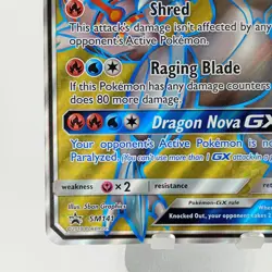 Pokemon TCG White Kyurem GX SM141 Black Star Promo Sun & Moon JUMBO Card NM - Image 5