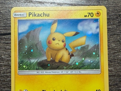 POKEMON HOLO PIKACHU SM183 BLACK STAR PROMO SUN & MOON 2019 LP-NM - Image 2