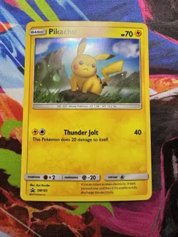 Pokemon TCG Sun & Moon Black Star Holo Pikachu SM183 NM Mint Condition 2019 - Image 1
