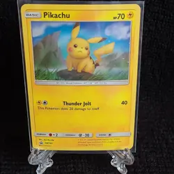 Pokemon TCG Sun & Moon Pikachu SM183 Black Star Promo Cosmos Holo NM! - Image 5