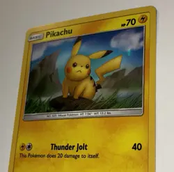 2019 Pokemon TCG Pikachu SM183 Black Star Promo Holo! NM Cond. - Image 2