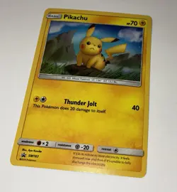 2019 Pokemon TCG Pikachu SM183 Black Star Promo Holo! NM Cond. - Image 3