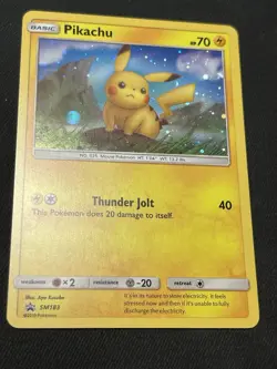 Pikachu SM183 | Sun & Moon | Black Star Promo | Cosmos Holo | Pokemon TCG | NM - Image 1