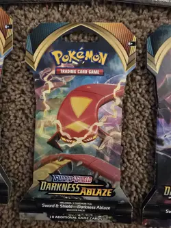 Pokemon TCG Sword Shield Darkness Ablaze Sleeved Booster Pack Of 7 - Image 5
