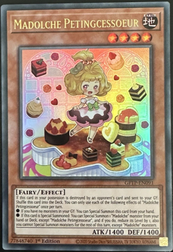 Madolche Petingcessoeur - GFTP-EN091 - Ultra Rare - 1st Edition YuGiOh TCG Card - Image 1