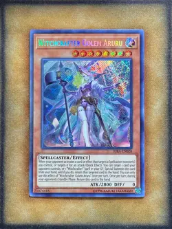 Yugioh Witchcrafter Golem Aruru RIRA-EN028 Secret Rare NM - Image 1