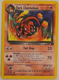 Pokemon TCG Dark Charmeleon Card 32/82 Team Rocket NM Condition 2000 WOTC - Image 1