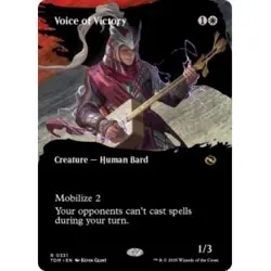 Voice Of Victory (borderless) M/NM Magic: The Gathering MTG Tarkir: Dragonstorm - Image 1