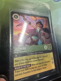 Disney Lorcana - Jasmine Royal Commodore 84/204 Raised Foil Azurite Sea NM - Image 2