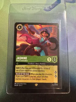 Disney Lorcana - Jasmine Royal Commodore 84/204 Raised Foil Azurite Sea NM - Image 4