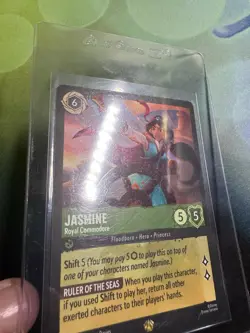 Disney Lorcana - Jasmine Royal Commodore 84/204 Raised Foil Azurite Sea NM - Image 5