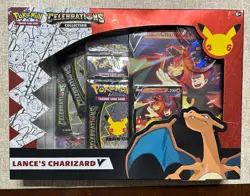 2021 Pokemon TCG Celebrations Collection Lance's Charizard V Box Sealed New 820650101625 - Image 1