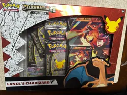 2021 Pokemon TCG Celebrations Collection Lance's Charizard V Box Sealed New 820650101625 - Image 2