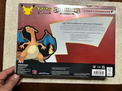 2021 Pokemon TCG Celebrations Collection Lance's Charizard V Box Sealed New 820650101625 - Image 3