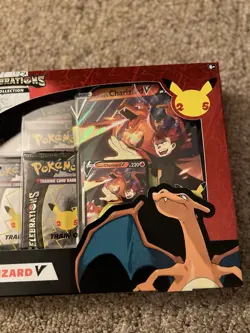 New Sealed Pokemon TCG 25th Ann. Celebrations Collection Lance's Charizard V Box 820650101625 - Image 3