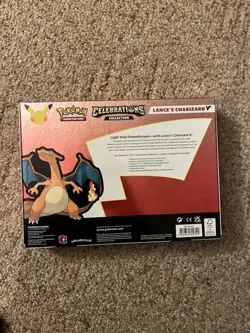 New Sealed Pokemon TCG 25th Ann. Celebrations Collection Lance's Charizard V Box 820650101625 - Image 4