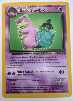 Dark Slowbro Non-Holo Rare Team Rocket 29/82 Unlimited Pokemon TCG - NM/LP - Image 1